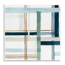 Stupell Industries Soft Woven Pattern Abstract Painting Unframed Art Print Wall Art, 12 x 12