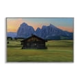 thumbnail image 1 of Stupell Industries Farmhouse Solitary Cabin with Looming Cliffs Gray Framed Giclee Art, 30 x 20, by Renel Peters, 1 of 8