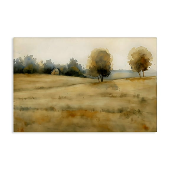 Stupell Industries Solitude Fields Landscape Canvas Wall Art design by LSR Creative Studio, 20 x 30