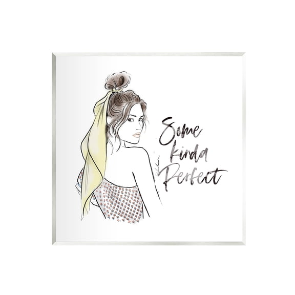 Stupell Industries Some Kinda Perfect Portrait Graphic Art Unframed Art Print Wall Art, Design by Alison Petrie