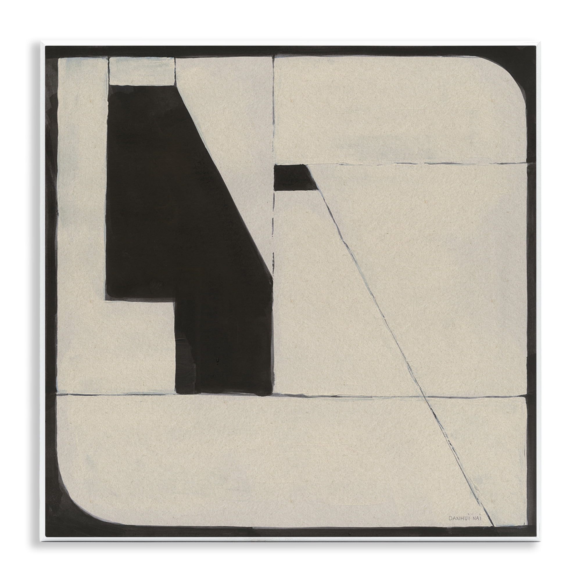 Stupell Industries Someday Soon Composition Abstract Painting Unframed Art Print Wall Art, 12 x 12