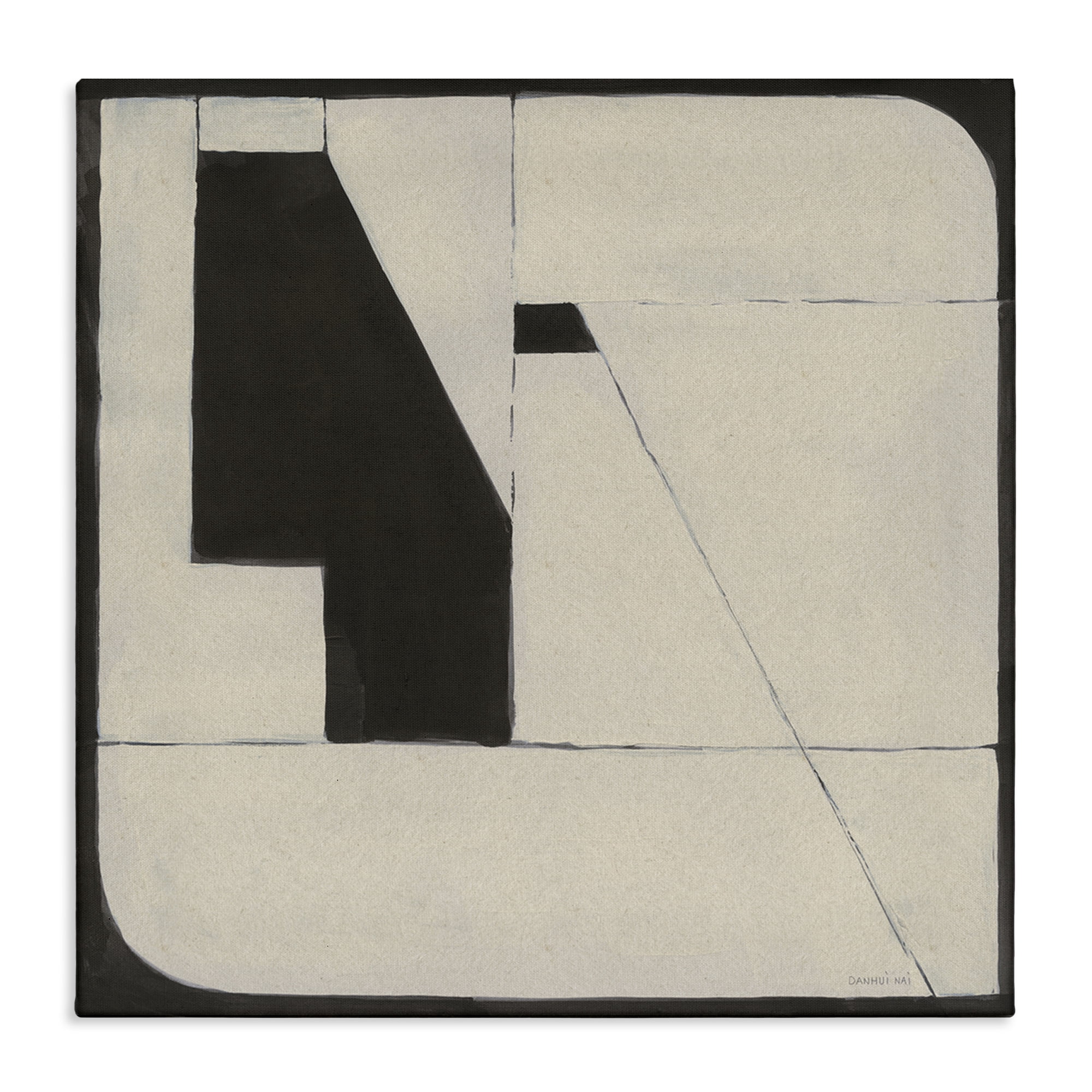 Stupell Industries Someday Soon Composition Abstract Painting Wrapped Canvas Art Print Wall Art, 36 x 36