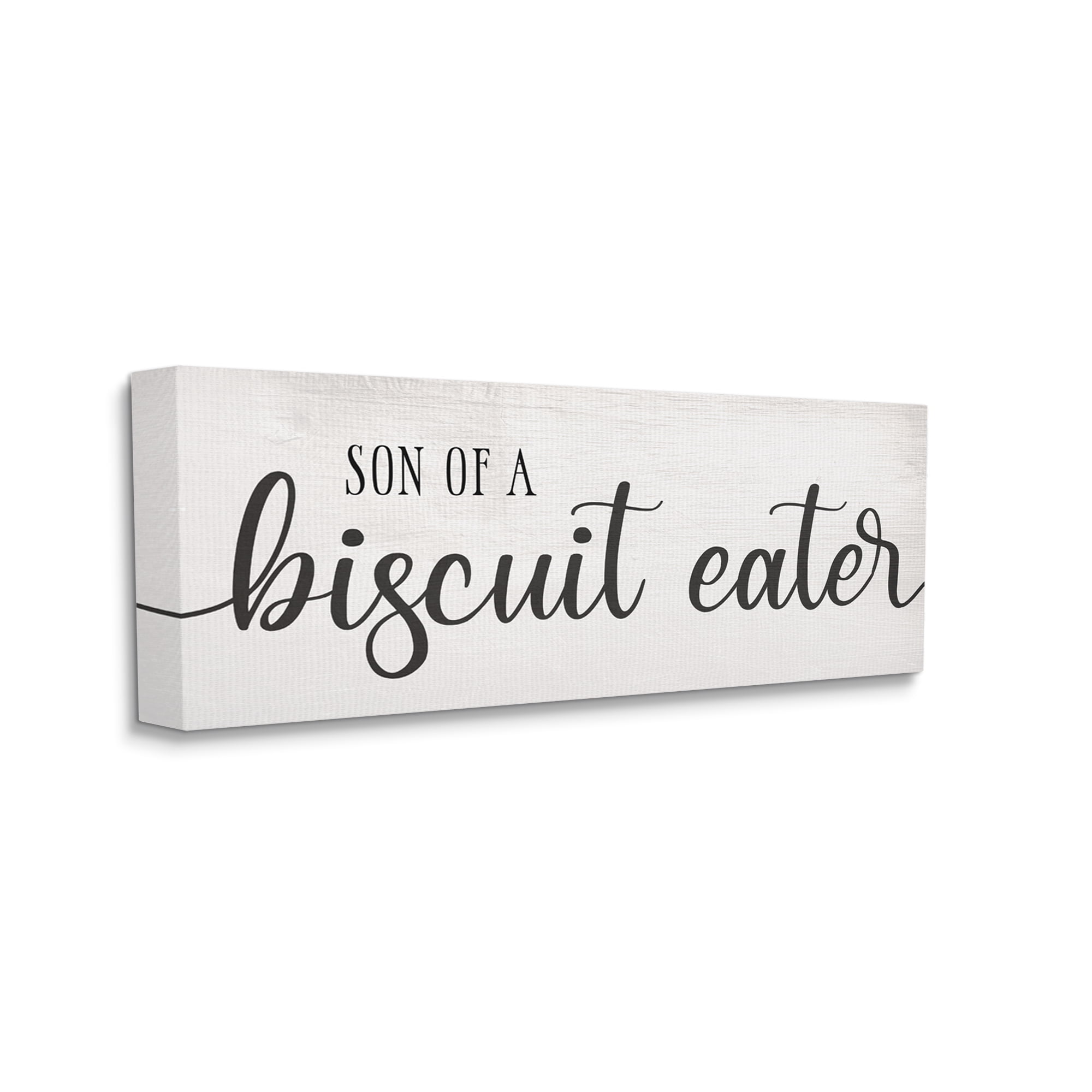 Stupell Industries Son of a Biscuit Eater Southern Country Slang Typography Painting Gallery Wrapped Canvas Print Wall Art, 17 x 40