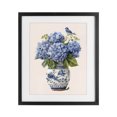 thumbnail image 1 of Stupell Industries Traditional Songbird Perched on Hydrangeas Black Framed Print Under Glass, 13 x 16, by Imagine It Images, 1 of 8