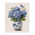thumbnail image 1 of Stupell Industries Traditional Songbird Perched on Hydrangeas Canvas Art, 16 x 20, by Imagine It Images, 1 of 8