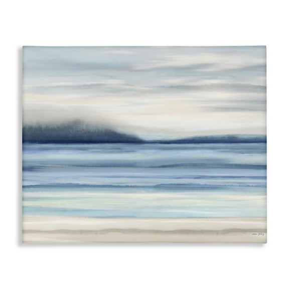 Stupell Industries Soothing Abstract Horizon Canvas Wall Art design by Amber Sterling, 24 x 30