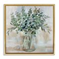 thumbnail image 1 of Stupell Industries Soothing Eucalyptus Herb Arrangement Botanical & Floral Painting Gold Floater Framed Canvas Art Print Wall Art, 18 x 18, 1 of 9