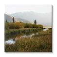 thumbnail image 1 of Stupell Industries Soothing Grassy Bog Stream Mountains Landscape Cabin Photography Gallery-Wrapped Canvas Print Wall Art, 30 x 30, Design by Carol Robinson, 1 of 5