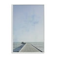 thumbnail image 1 of Stupell Industries Soothing Pier in Distance Nautical & Beach Photography White Framed Art Print Wall Art, 20 x 30, 1 of 2