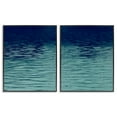 thumbnail image 1 of Stupell Industries Soothing Water Ripples Plants & Flowers Painting Black Framed Art Print Wall Art, 24 x 30, Set of 2, 1 of 2