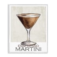 thumbnail image 1 of Stupell Industries Contemporary Sophisticated Espresso Martini White Framed Giclee Art, 24 x 30, by Kim Allen, 1 of 8