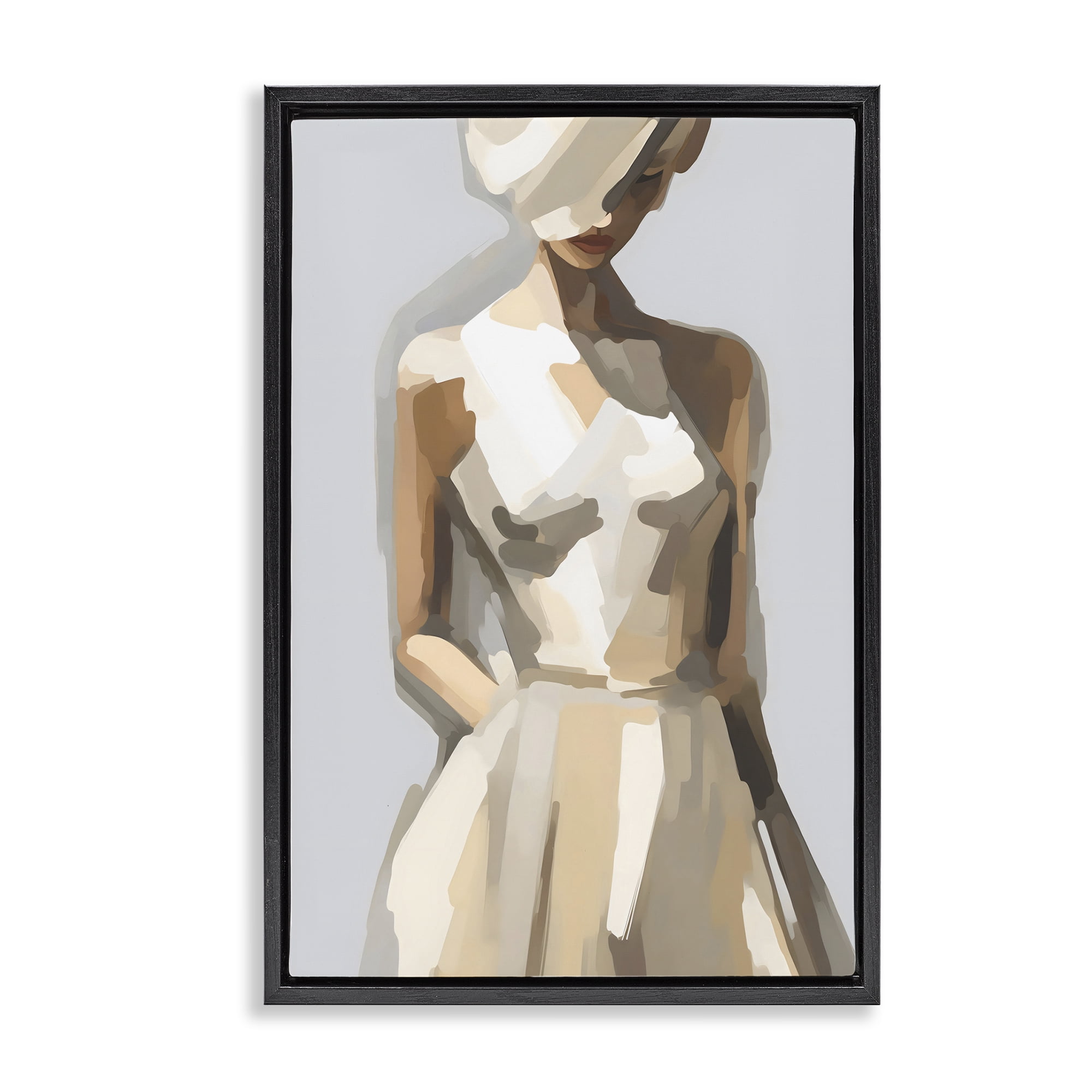 Stupell Industries Sophistication of the Muse Black Framed Floater Canvas Wall Art, design by Creative Studio