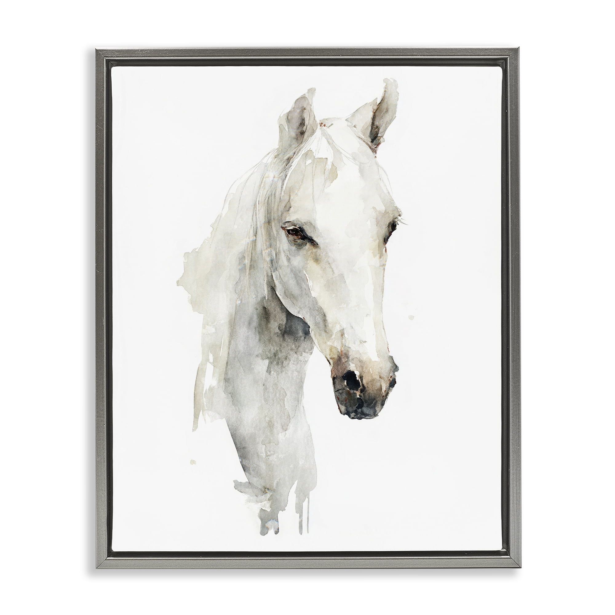 Stupell Industries Soul Of The Prairie Gray Framed Floater Canvas Wall Art, design by Svetlana Aleynikova
