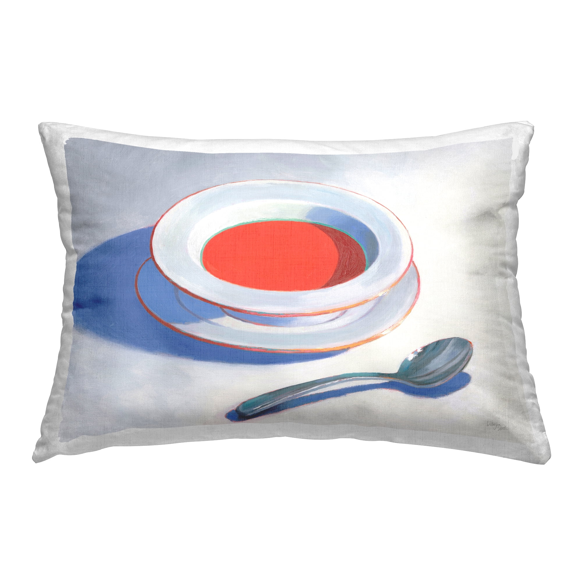Stupell Industries Soup Du Jour Meal Decorative Printed Throw Pillow Design by Wellington Studio.