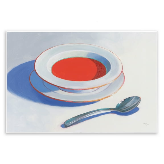 Stupell Industries Soup Du Jour Meal Food & Beverage Painting Unframed Art Print Wall Art, 15 x 10