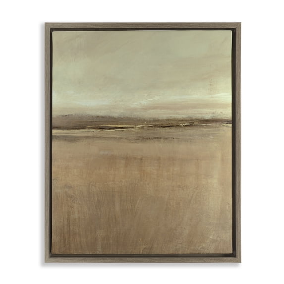 Stupell Industries Southwestern Abstract Country Desert Brown Floating Frame Canvas Art, 25 x 31, by Tim OToole