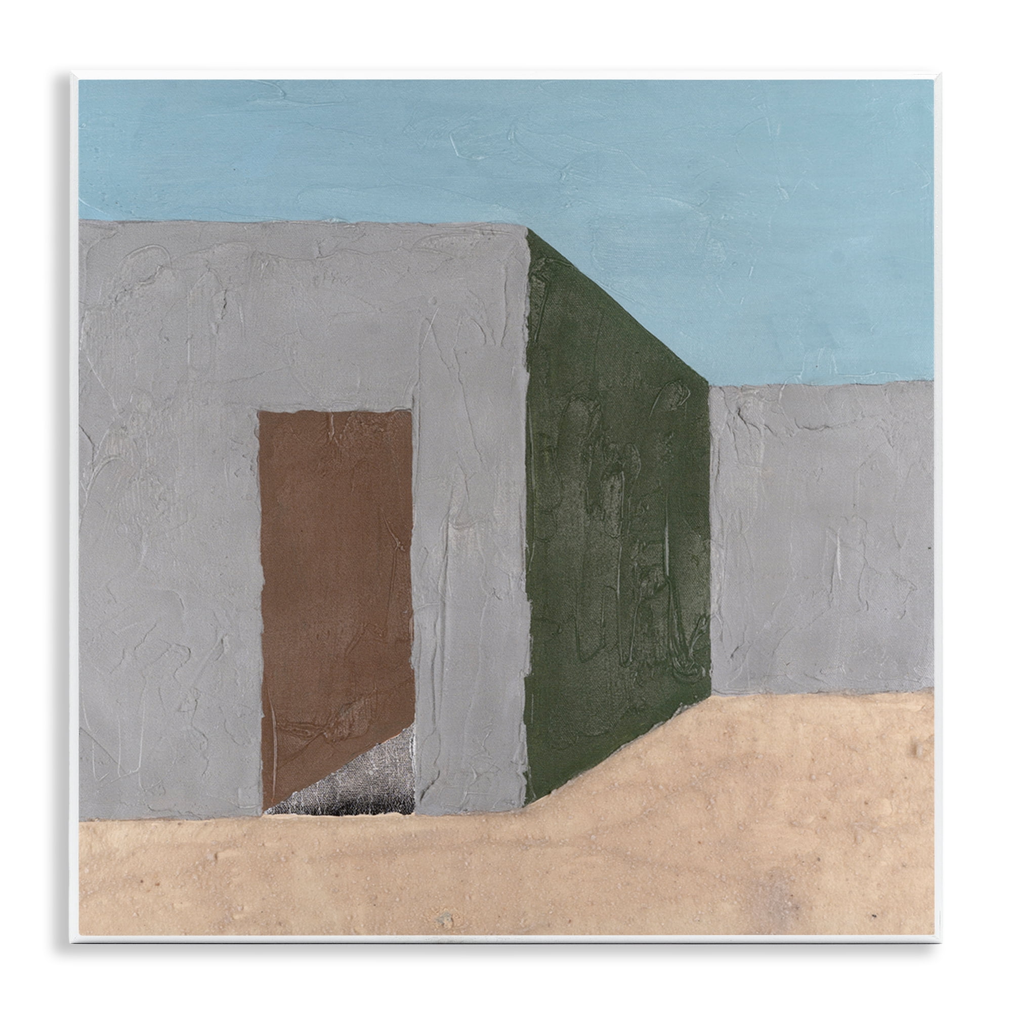 Stupell Industries Southwestern Adobe House Buildings & Architecture Painting Unframed Art Print Wall Art, 12 x 12
