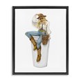 thumbnail image 1 of Stupell Industries Southwestern Black Floating Frame Canvas Art, 17 x 21, by Ziwei Li, 1 of 8