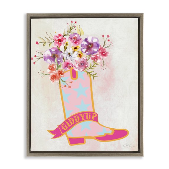 Stupell Industries Southwestern Brown Floating Frame Canvas Art, 17 x 21, by Stella Chang