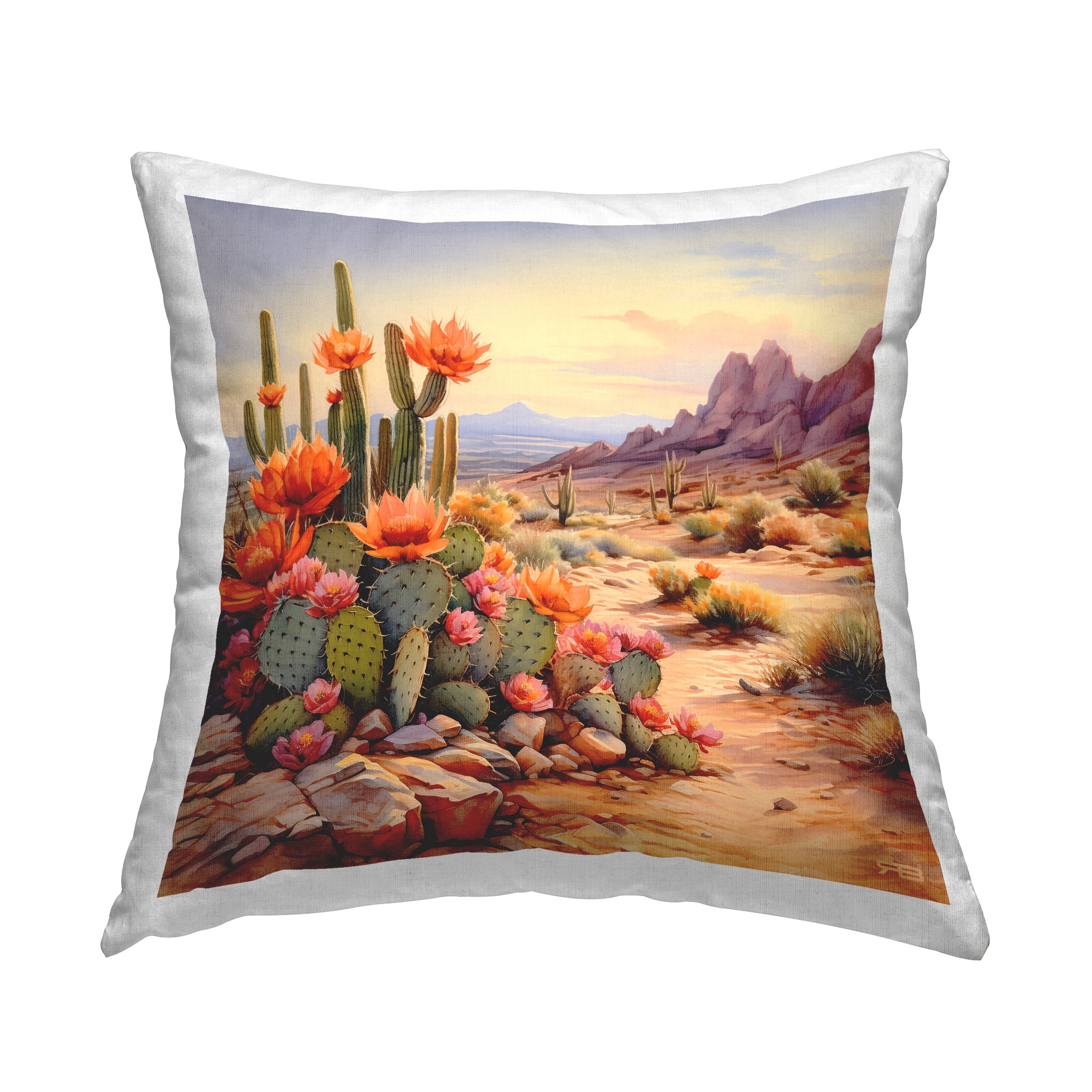 Stupell Industries Southwestern Cactus Bunches Decorative Printed Throw Pillow Design by RB