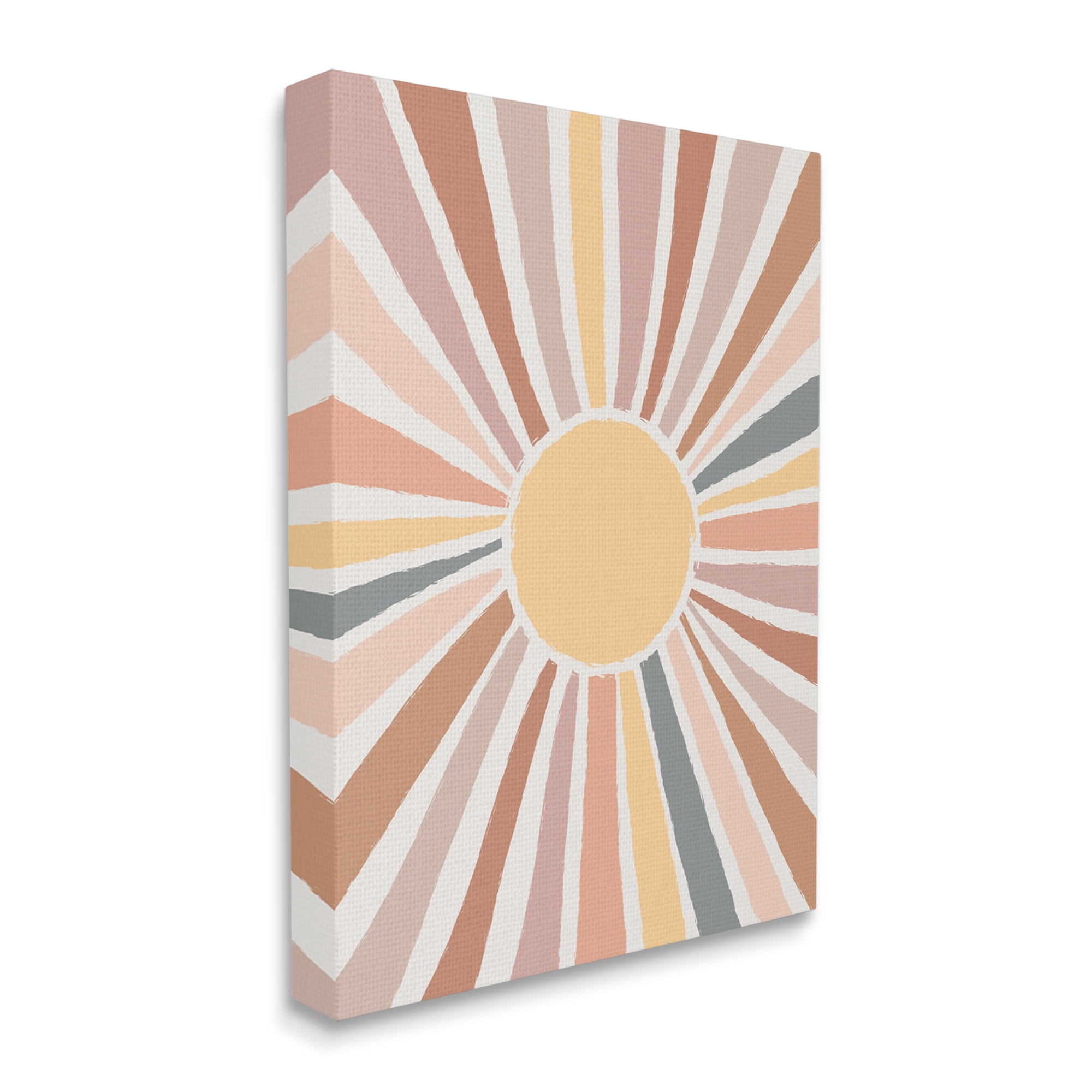 Southwestern Desert Sun Striped Canvas Wall Art, 36 x 48