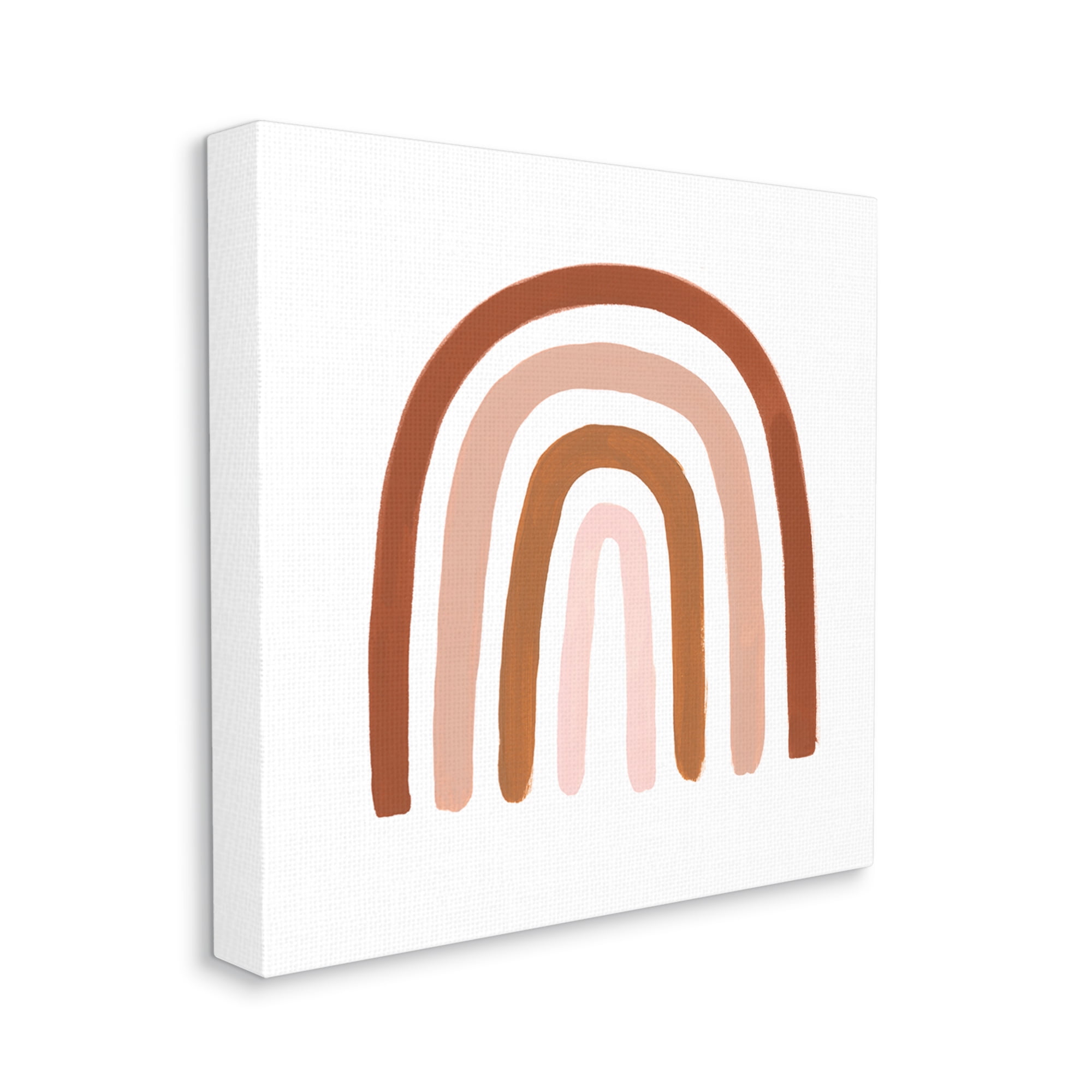 Stupell Industries Southwestern Desert Themed Rainbow Arches Pink Beige, 36 x 36, Designed by Victoria Borges