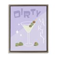 thumbnail image 1 of Stupell Industries Southwestern Dirty Martini Typography Brown Floating Frame Canvas Art, 17 x 21, by Anna Quach, 1 of 8