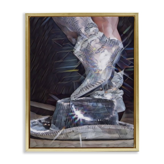 Stupell Industries Southwestern Gold Floating Frame Canvas Art, 17 x 21, by Jesse Keith