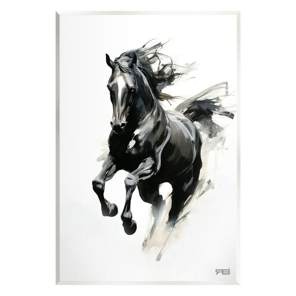 Stupell Industries Southwestern Jumping Horse Animals & Insects Painting Unframed Art Print Wall Art, 10 x 15