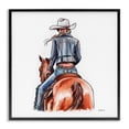 thumbnail image 1 of Stupell Industries Southwestern Minimal Glam Cowgirl Black Framed Giclee Art, 12 x 12, by Amanda Greenwood, 1 of 8