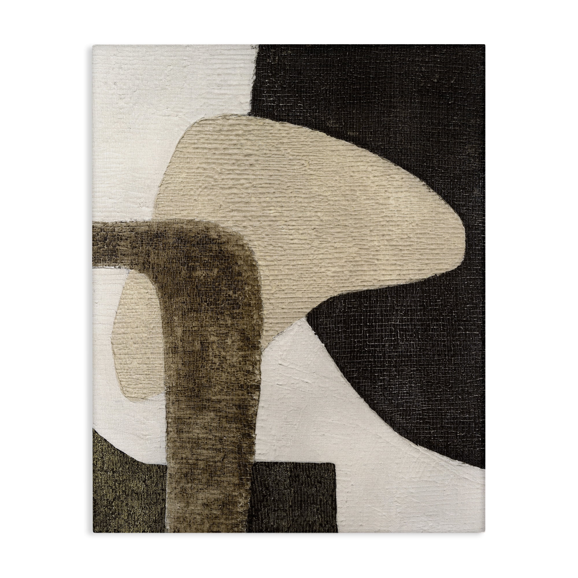 Stupell Industries Southwestern Neutrals Pattern Abstract Painting Gallery Wrapped Canvas Art Print Wall Art, 36 x 48