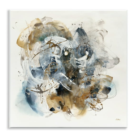 Stupell Industries Southwestern Paint Splatter Abstract Painting Unframed Art Print Wall Art, 12 x 12