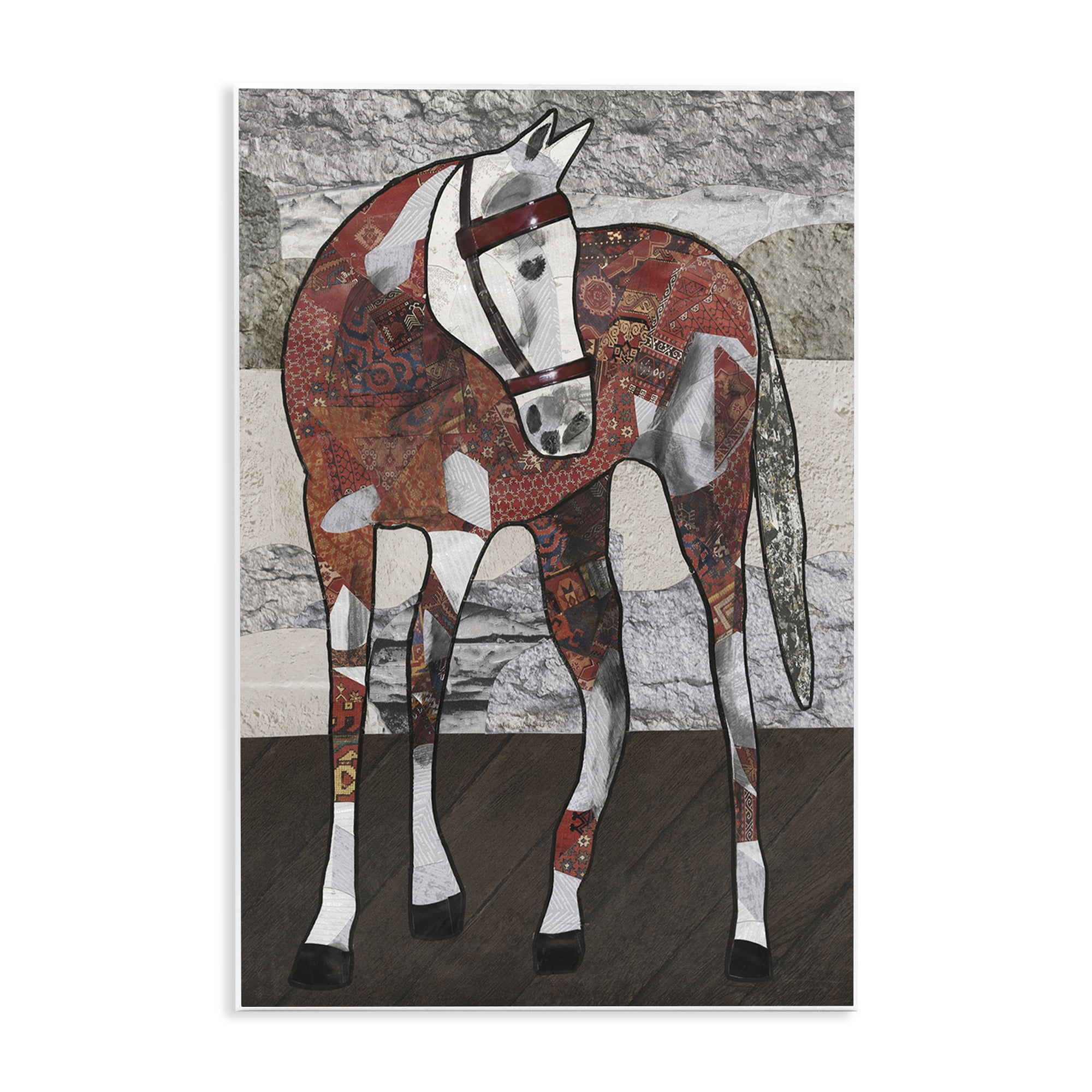 Stupell Industries Southwestern Patterned Foal Animals & Insects Painting Unframed Art Print Wall Art, 10 x 15