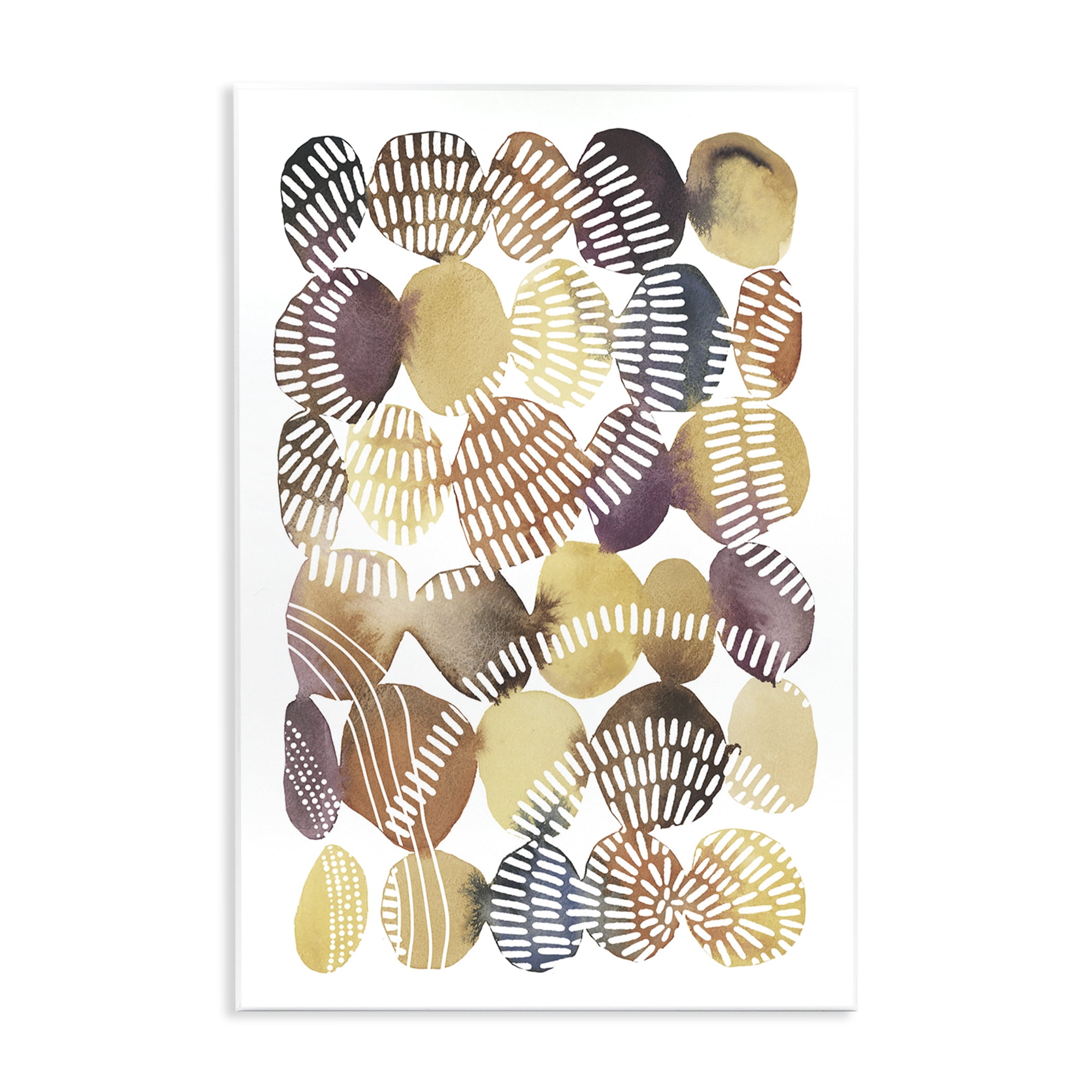 Stupell Industries Southwestern Patterned Pebbles Abstract Painting Unframed Art Print Wall Art, 10 x 15