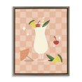 thumbnail image 1 of Stupell Industries Southwestern Pina Colada on Checkered Brown Floating Frame Canvas Art, 25 x 31, by Anna Quach, 1 of 8