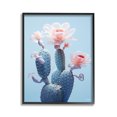 thumbnail image 1 of Stupell Industries Southwestern Pink Blooms Botanical & Floral Painting Black Framed Art Print Wall Art, 16 x 20, 1 of 2