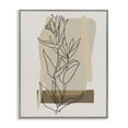 thumbnail image 1 of Stupell Industries Southwestern Plant Leaves Botanical & Floral Painting Gray Framed Art Print Wall Art, 11 x 14, 1 of 10