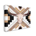 thumbnail image 1 of Stupell Industries Southwestern Santa Fe Wild Bull Skull Geometric Pattern Animals & Insects Painting Gallery Wrapped Canvas Print Wall Art, 16 x 20, 1 of 6