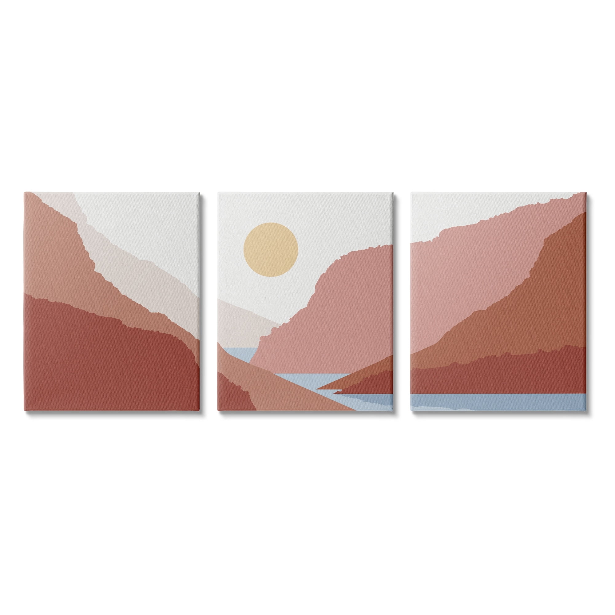 Stupell Industries Southwestern Stream Flowing Mountain Landscape Collage , 24 x 30, Design by Urban Epiphany