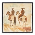 thumbnail image 1 of Stupell Industries Southwestern Western Watercolor Cowboys Left Black Framed Giclee Art, 12 x 12, by Petals Prints Design, 1 of 7