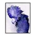 thumbnail image 1 of Stupell Industries Contemporary Space Bird Purple Black Framed Giclee Art, 11 x 14, by Jennifer Paxton Parker, 1 of 7