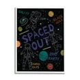 thumbnail image 1 of Stupell Industries Spaced Out Astronomy Words Line Doodle Astronauts Framed Wall Art, 11 x 14, Design by Nina Seven, 1 of 5