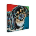 thumbnail image 1 of Stupell Industries Spaniel Dog Portrait Chroma Pop Red Yellow Green Canvas Wall Art, 24 x 24, Design by Carolee Vitaletti, 1 of 6