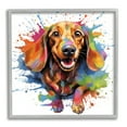 thumbnail image 1 of Stupell Industries Spaniel Dog Vibrant Splash Animals & Insects Painting Gray Framed Art Print Wall Art, 17 x 17, 1 of 9