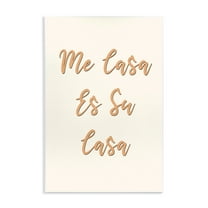 Stupell Industries Spanish My Your House Wall Plaque Art design by Pooja Dave, 15 x 10