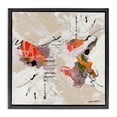 thumbnail image 1 of Stupell Industries Contemporary Speak To Me Abstraction Black Floating Frame Canvas Art, 25 x 25, by Suzanne McCourt, 1 of 7