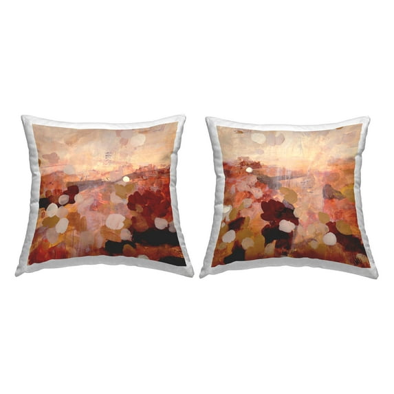Stupell Industries Speckled Abstract Landscape Printed Throw Pillow Design by Jodi Maas (Set of 2)