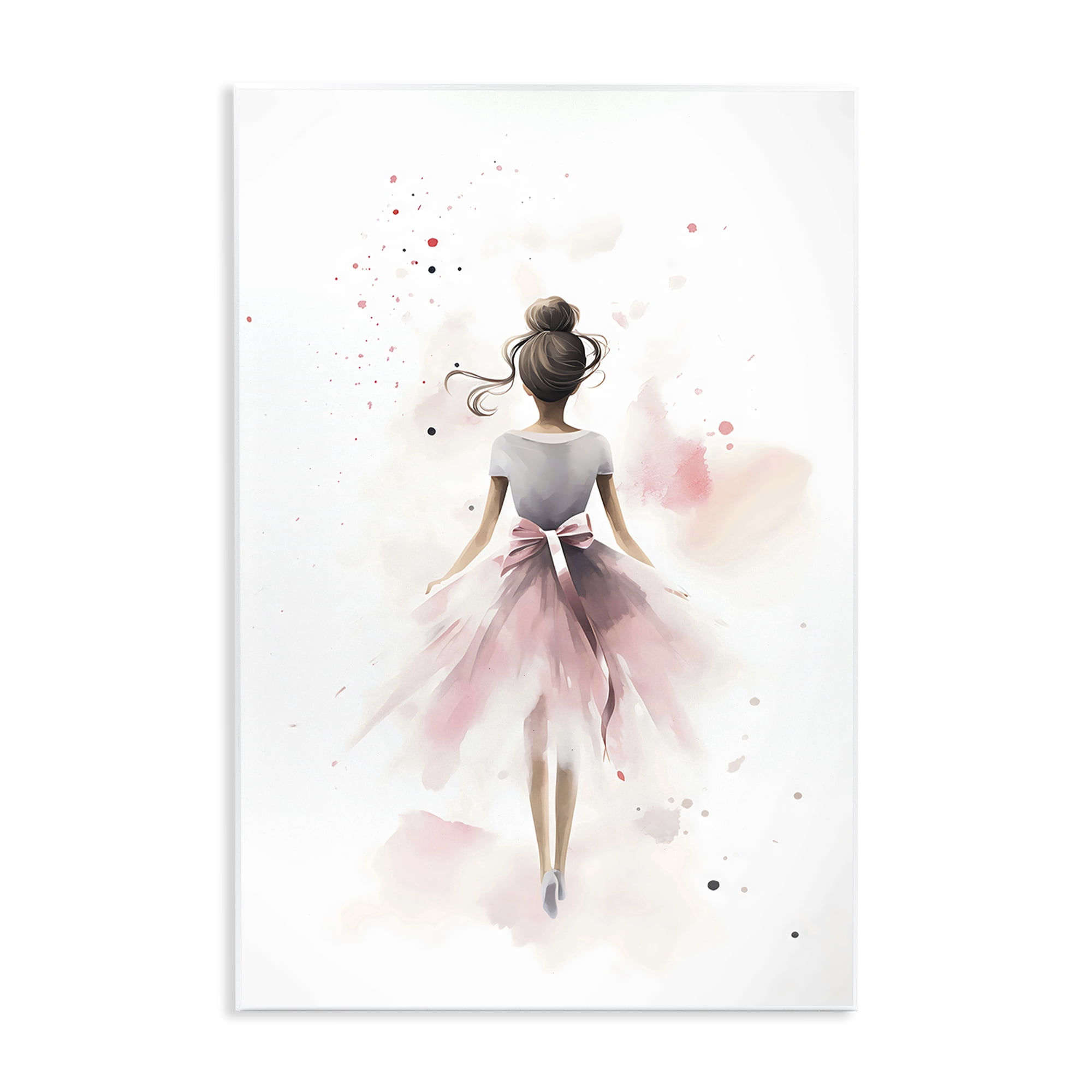 Stupell Industries Speckled Ballerina View Wall Plaque Art, design by Creative Studio