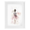 thumbnail image 1 of Stupell Industries Shabby Chic Speckled Ballerina View White Framed Print Under Glass, 14 x 20, by Creative Studio, 1 of 8