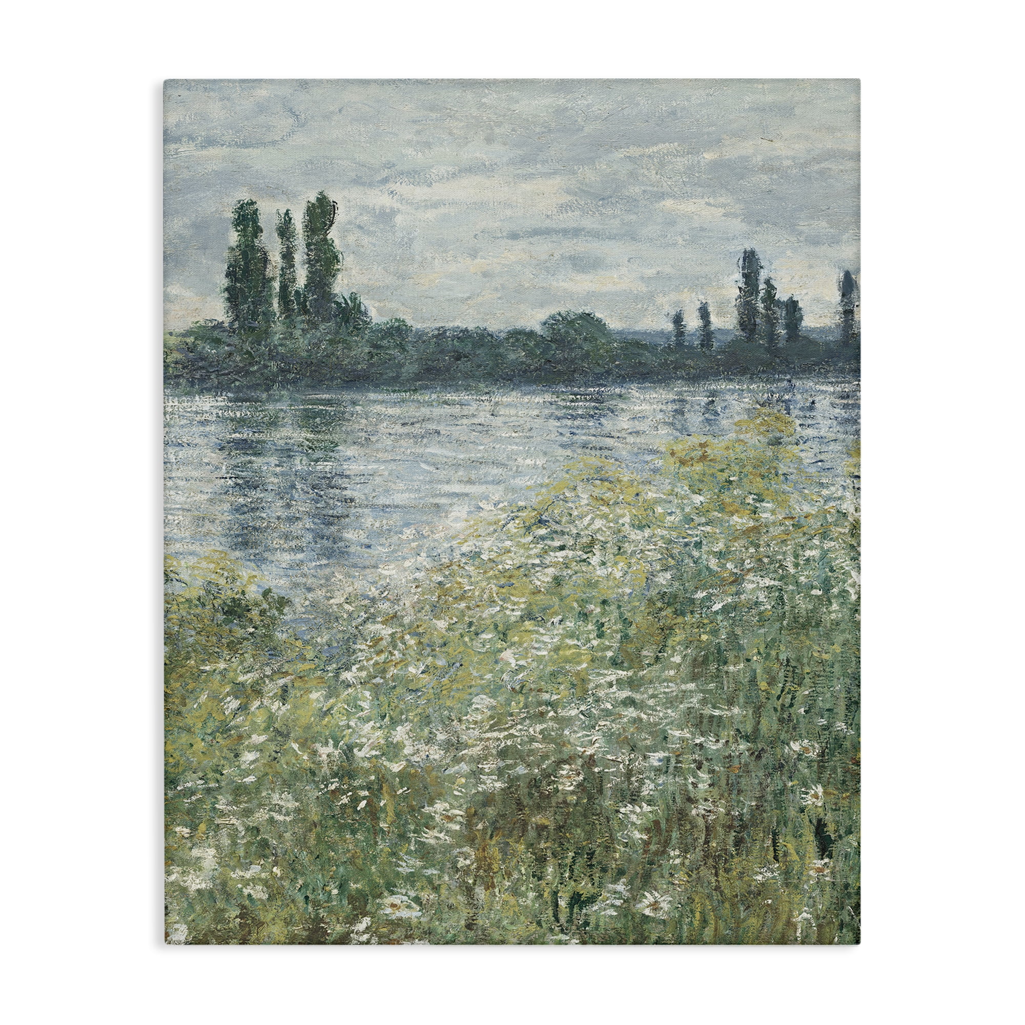 Stupell Industries Speckled Classic Landscape Landscape Painting Gallery Wrapped Canvas Art Print Wall Art, 36 x 48